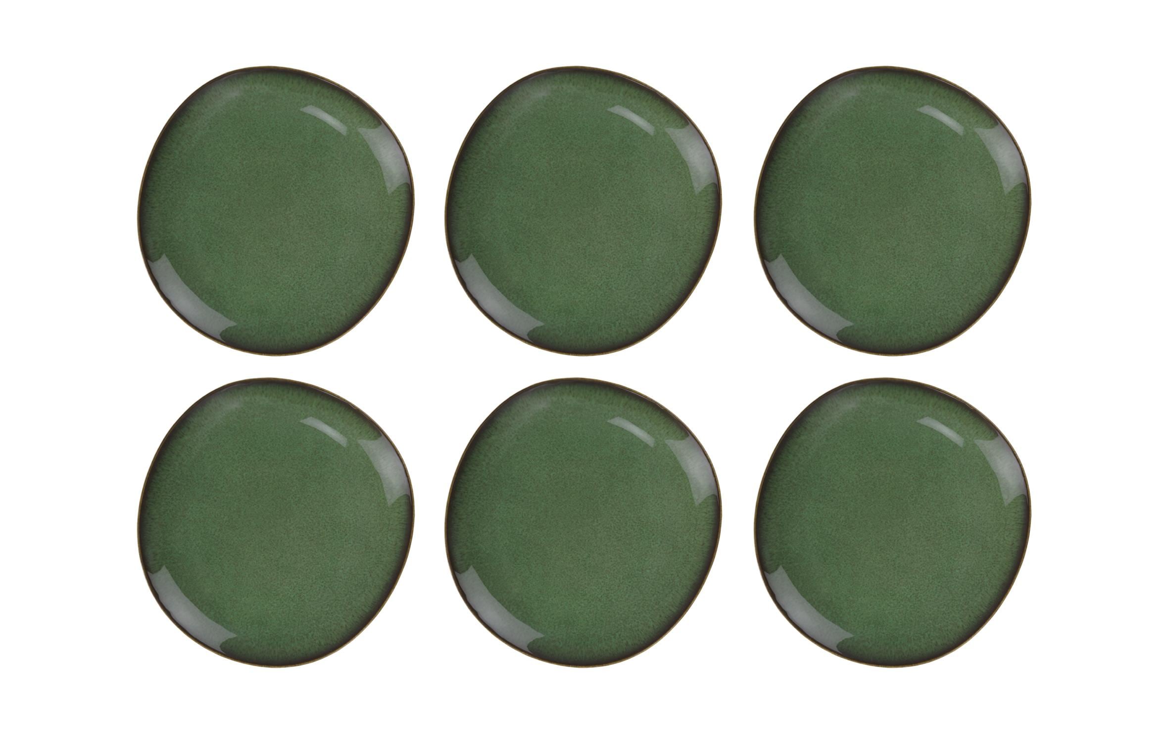 Villeroy & Boch Lave vert Brotteller 6 Stk. Grün
