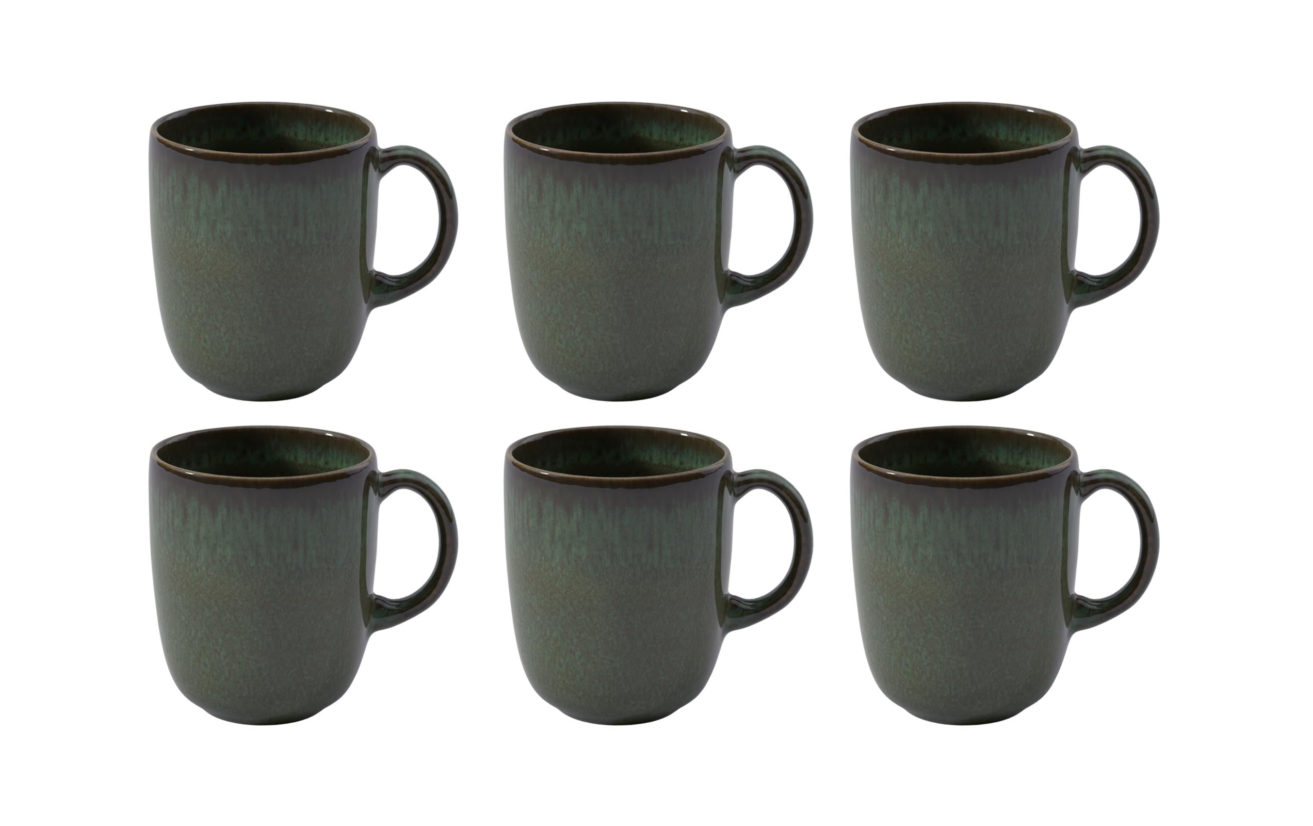 Villeroy & Boch Lave vert Henkelbecher 6 Stk. Grün