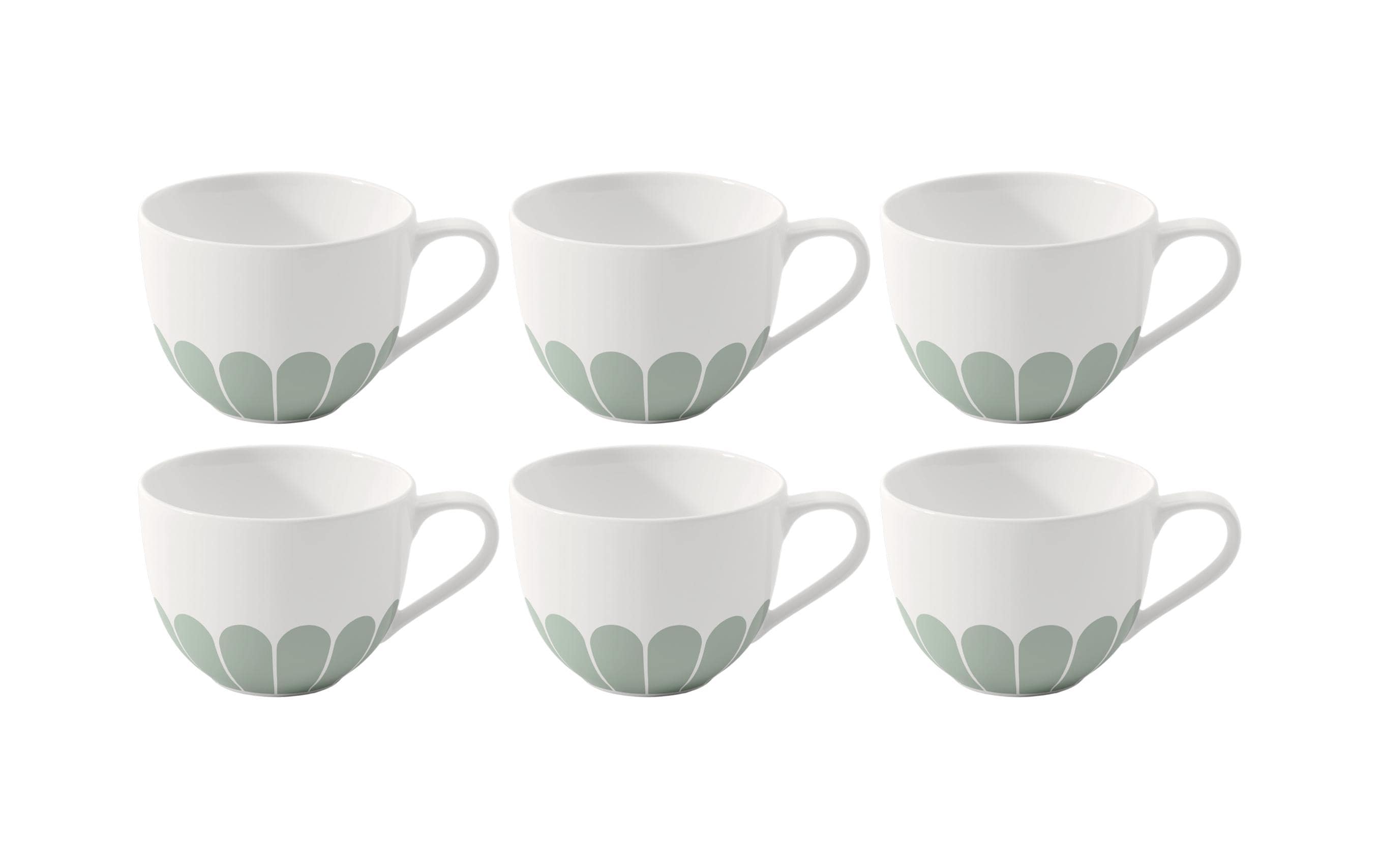 Villeroy & Boch Fleur vert Kaffeetasse 6 Stk. Grün