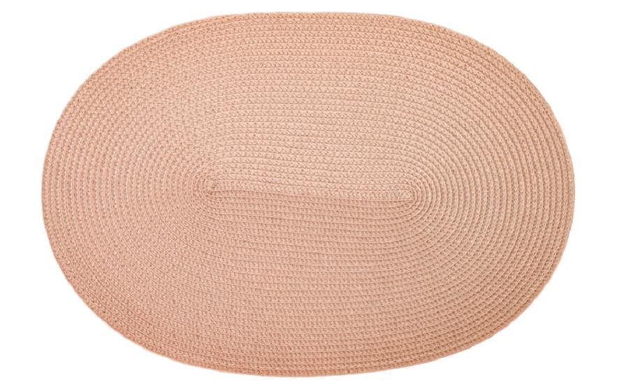 d-c-table Tischset Peach, 1 Stück 29x44 cm, Polypropylen