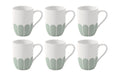 Villeroy & Boch Fleur vert Henkelbecher 6 Stk. Grün