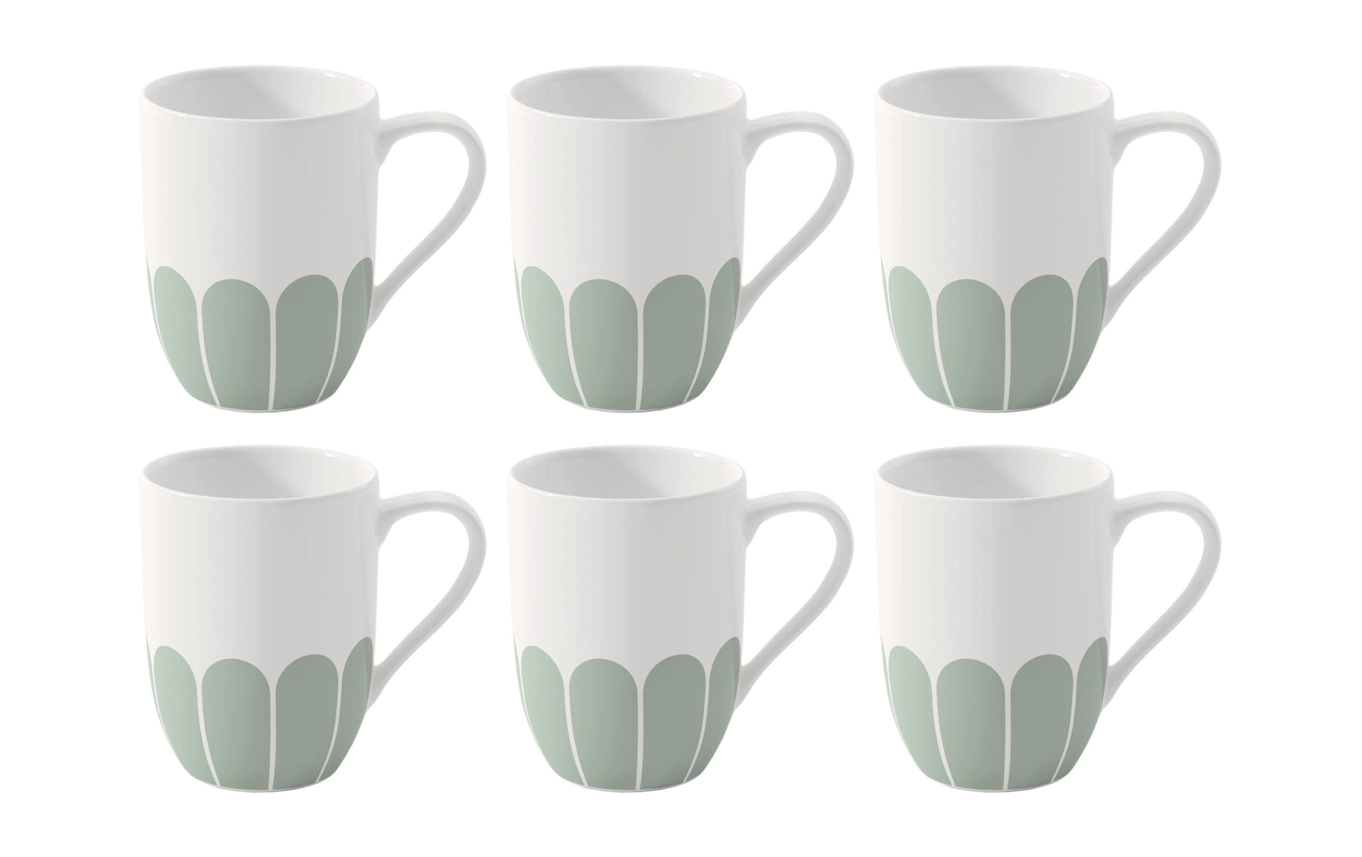 Villeroy & Boch Fleur vert Henkelbecher 6 Stk. Grün