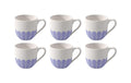 Villeroy & Boch Fleur bleu Espressotasse 6 Stk. Blau