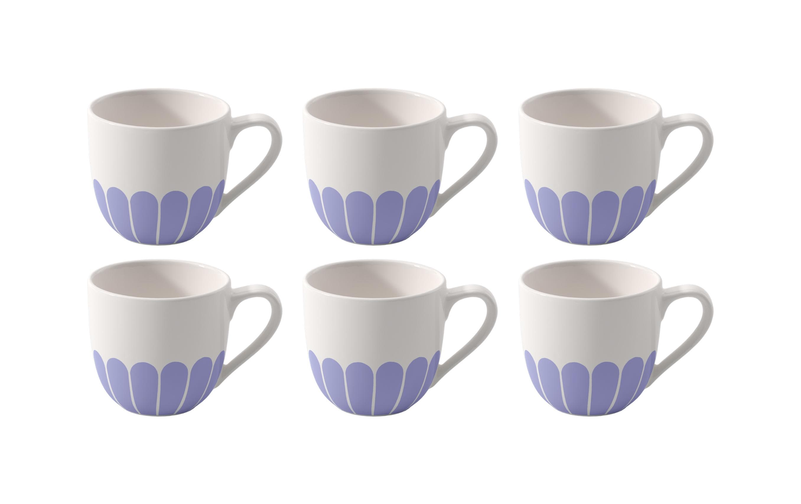 Villeroy & Boch Fleur bleu Espressotasse 6 Stk. Blau