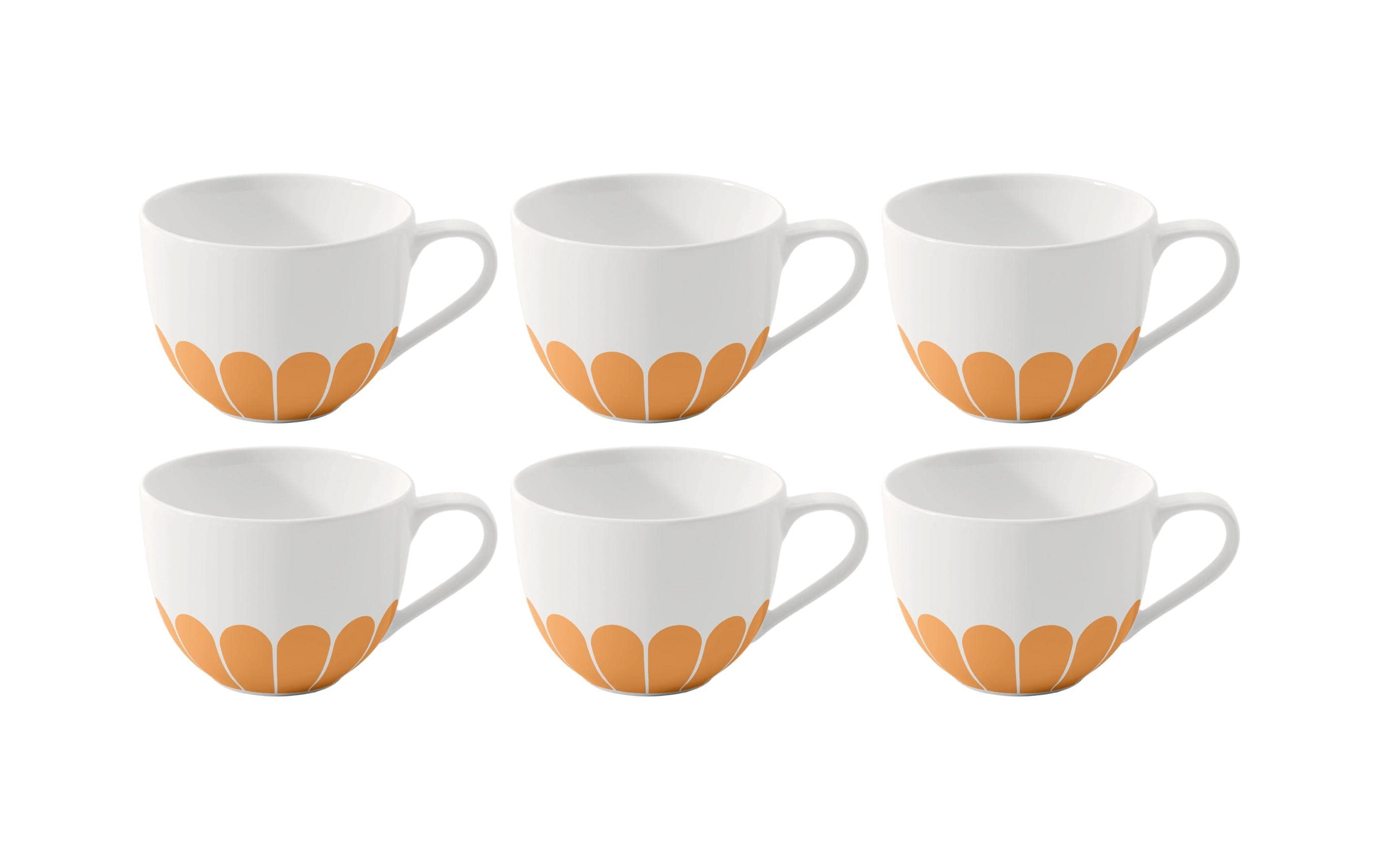 Villeroy & Boch Fleur soleil Kaffeetasse 6 Stk. Gelb