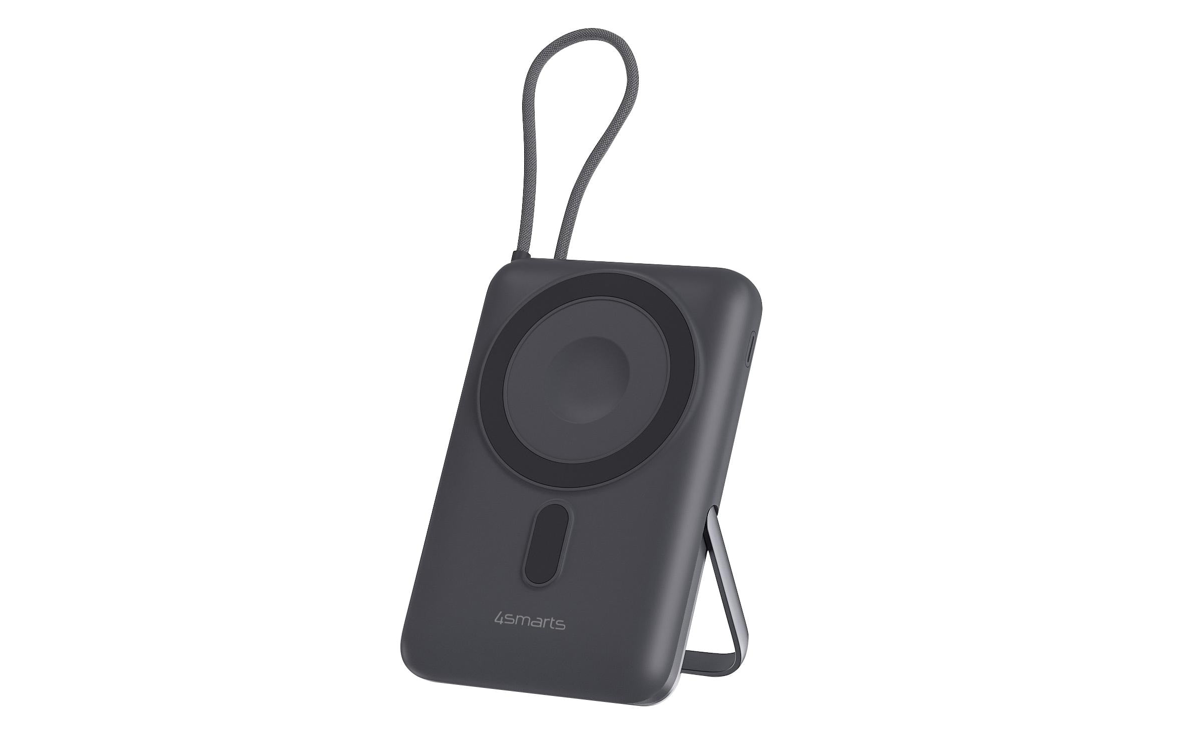 4smarts Powerbank Enterprise Pocket Wireless, 10000mAh, 22.5W, spacegrau