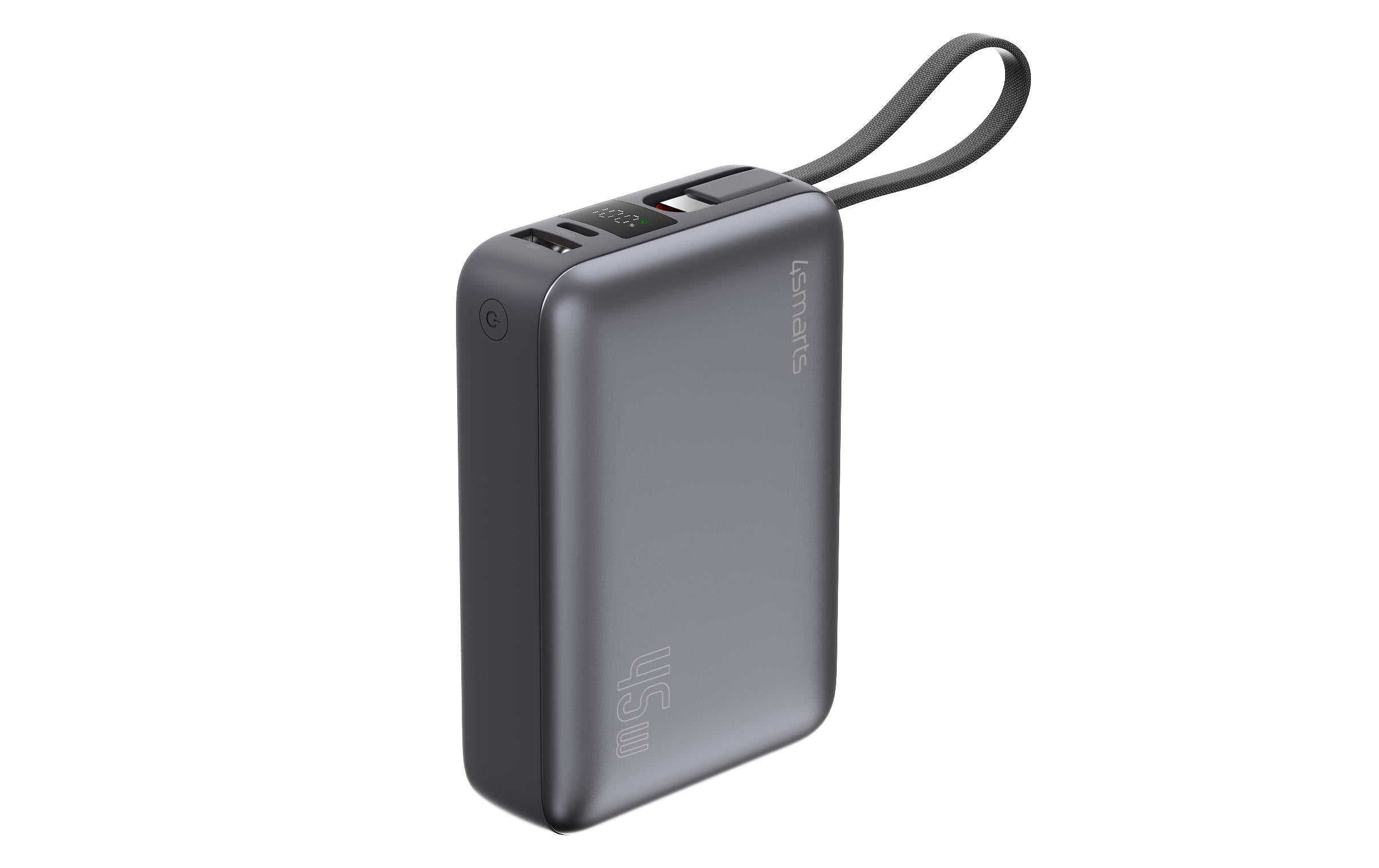 4smarts Powerbank Enterprise Compact 20000mAh, 45W, spacegrau
