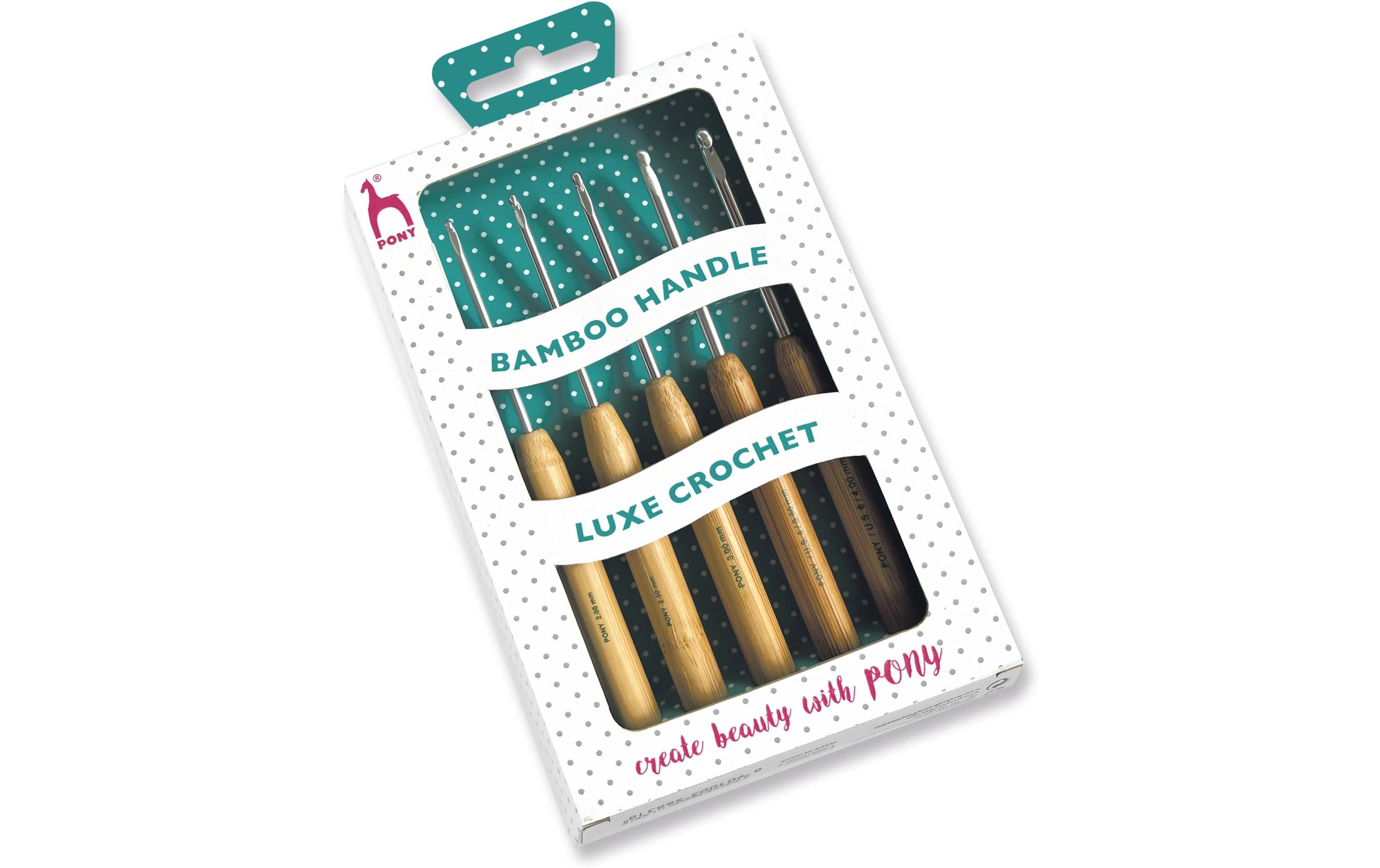 Pony Häkelnadel Set Bamboo 2-4mm
