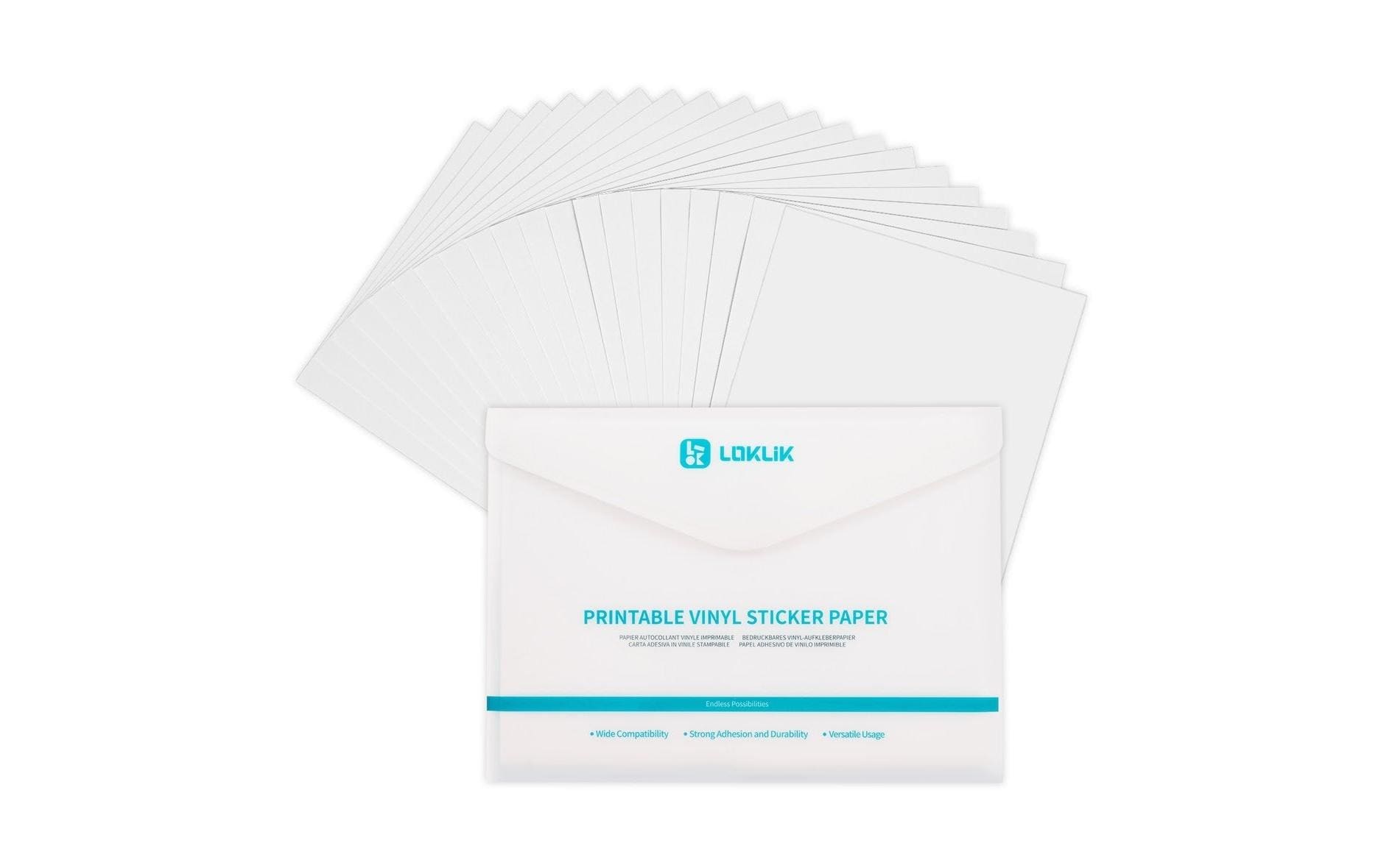 Loklik Stickerpapier bedruckbar A4 20 Stück