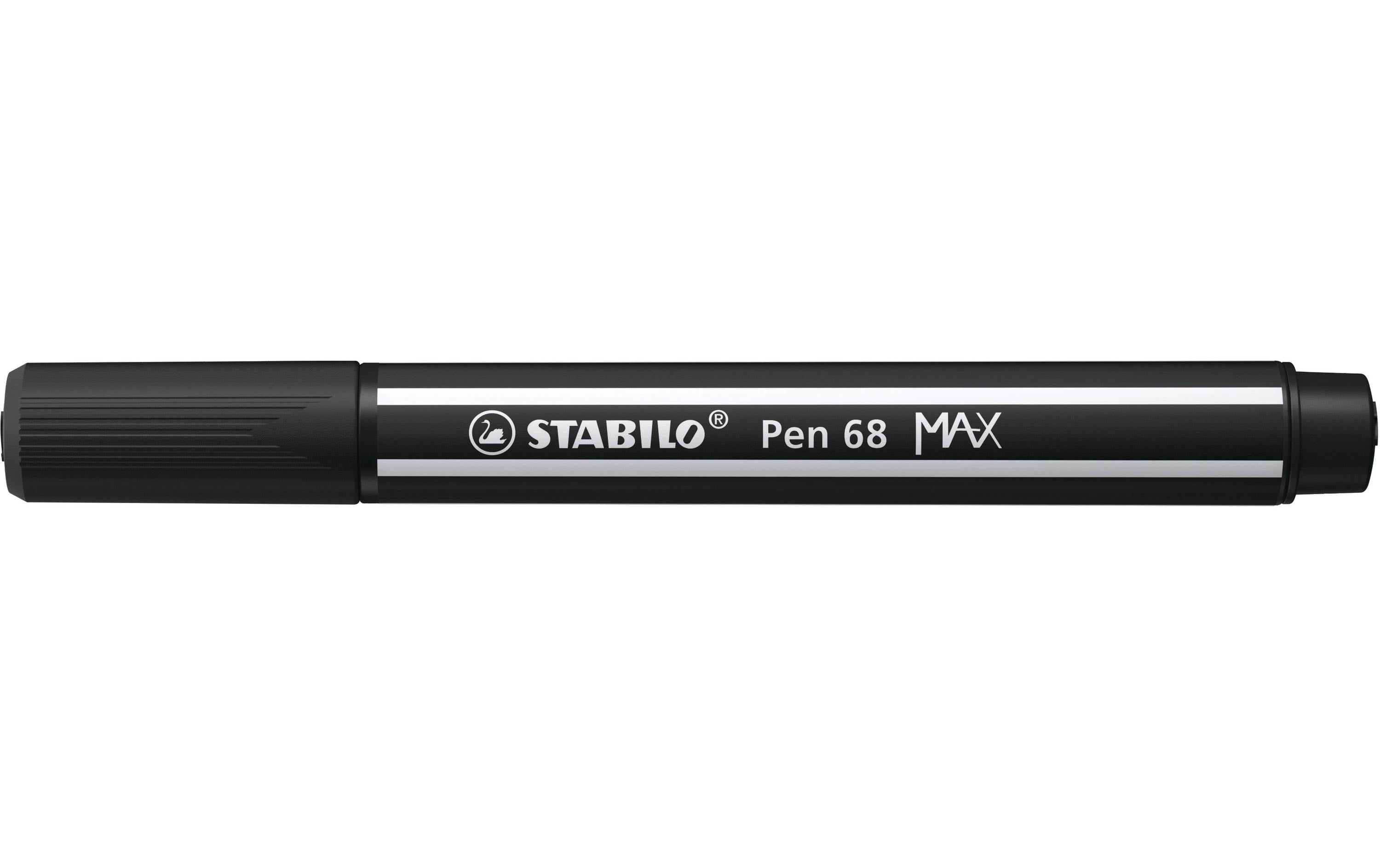 STABILO Power Max Fasermaler schwarz, 5 Stk.