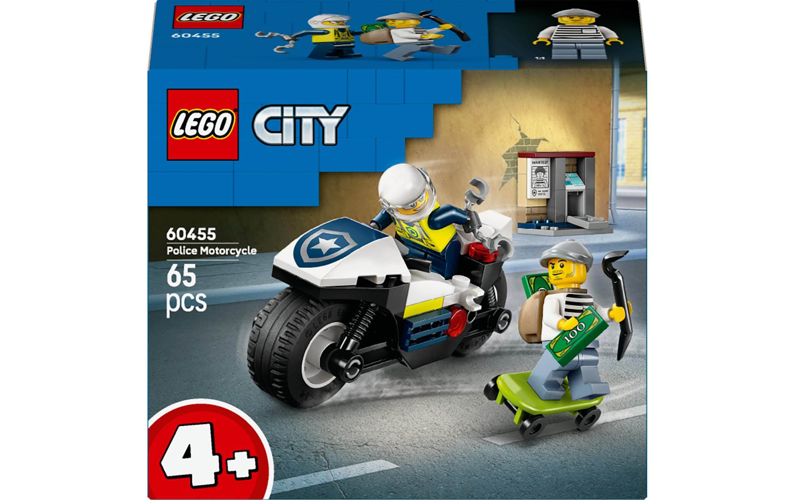 LEGO Verfolgungsjagd mit Polizeimotorrad LEGO City