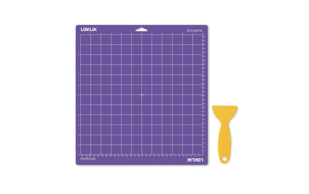 Loklik Schneidematte strong grip 3er Set violett inkl. 1 Rakel