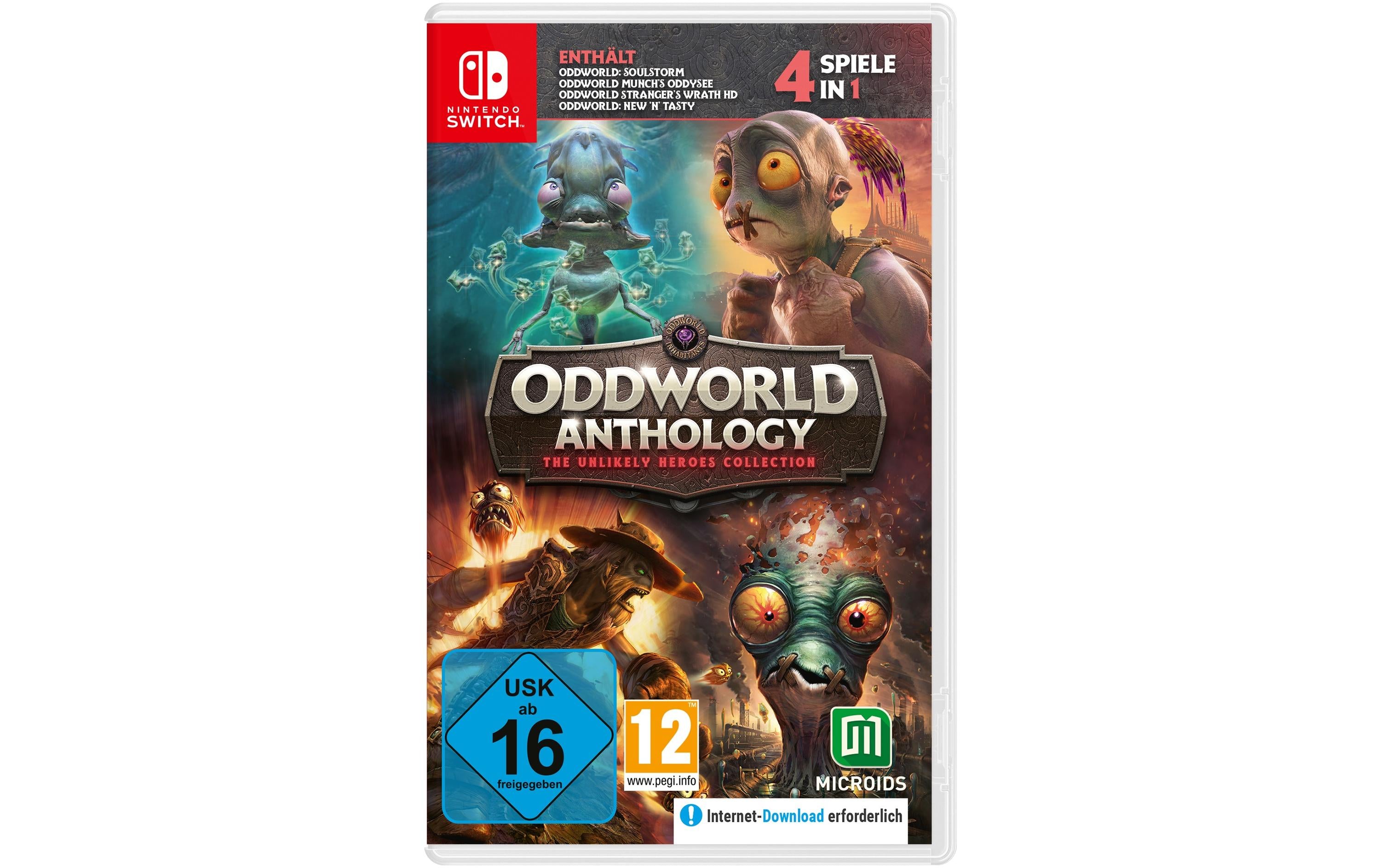 Oddworld Anthology: The Unlikely, Switch Alter: 12+