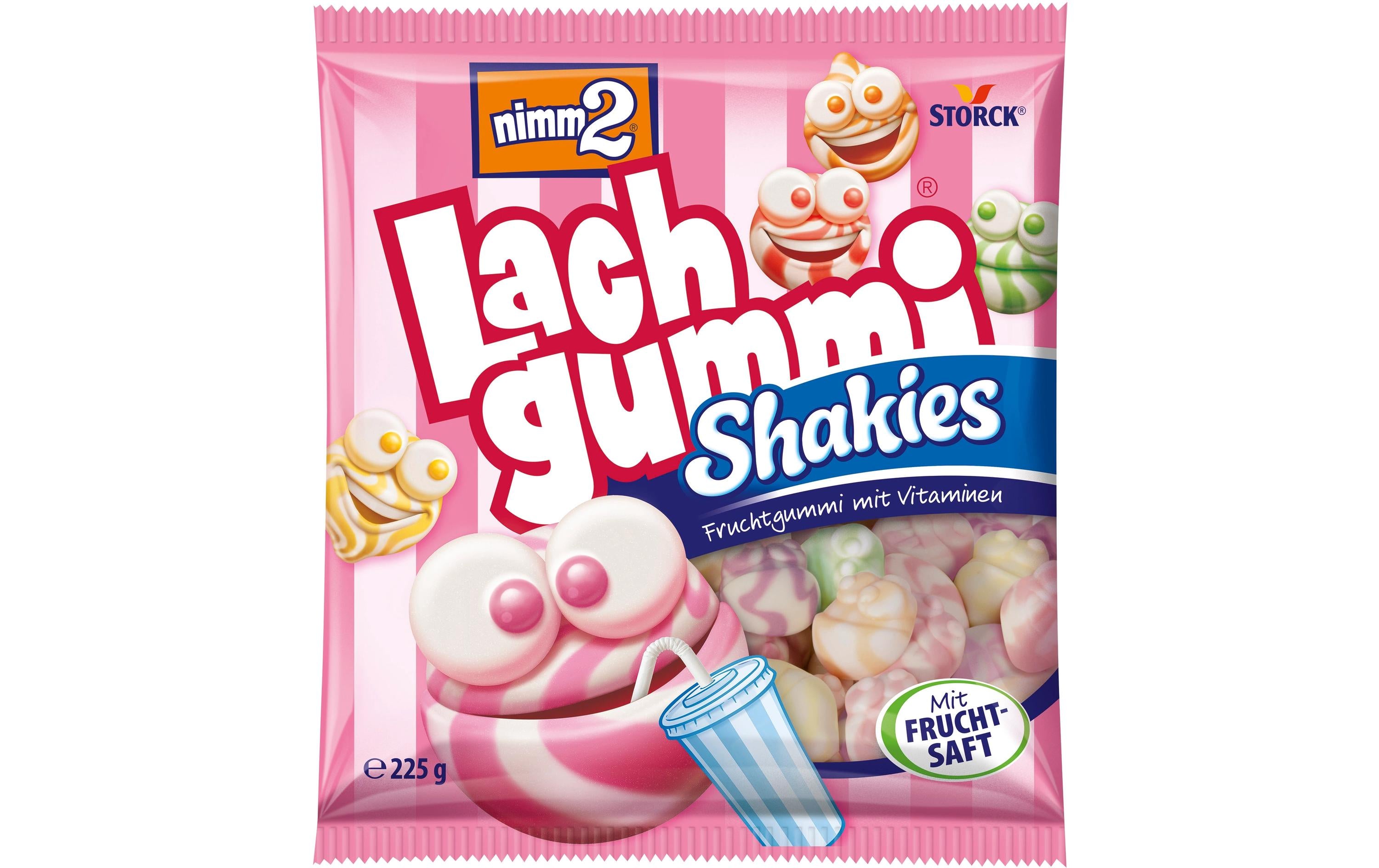STORCK Nimm2 Lachgummi Shakies 225g
