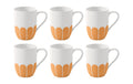 Villeroy & Boch Fleur soleil Henkelbecher 6 Stk. Gelb