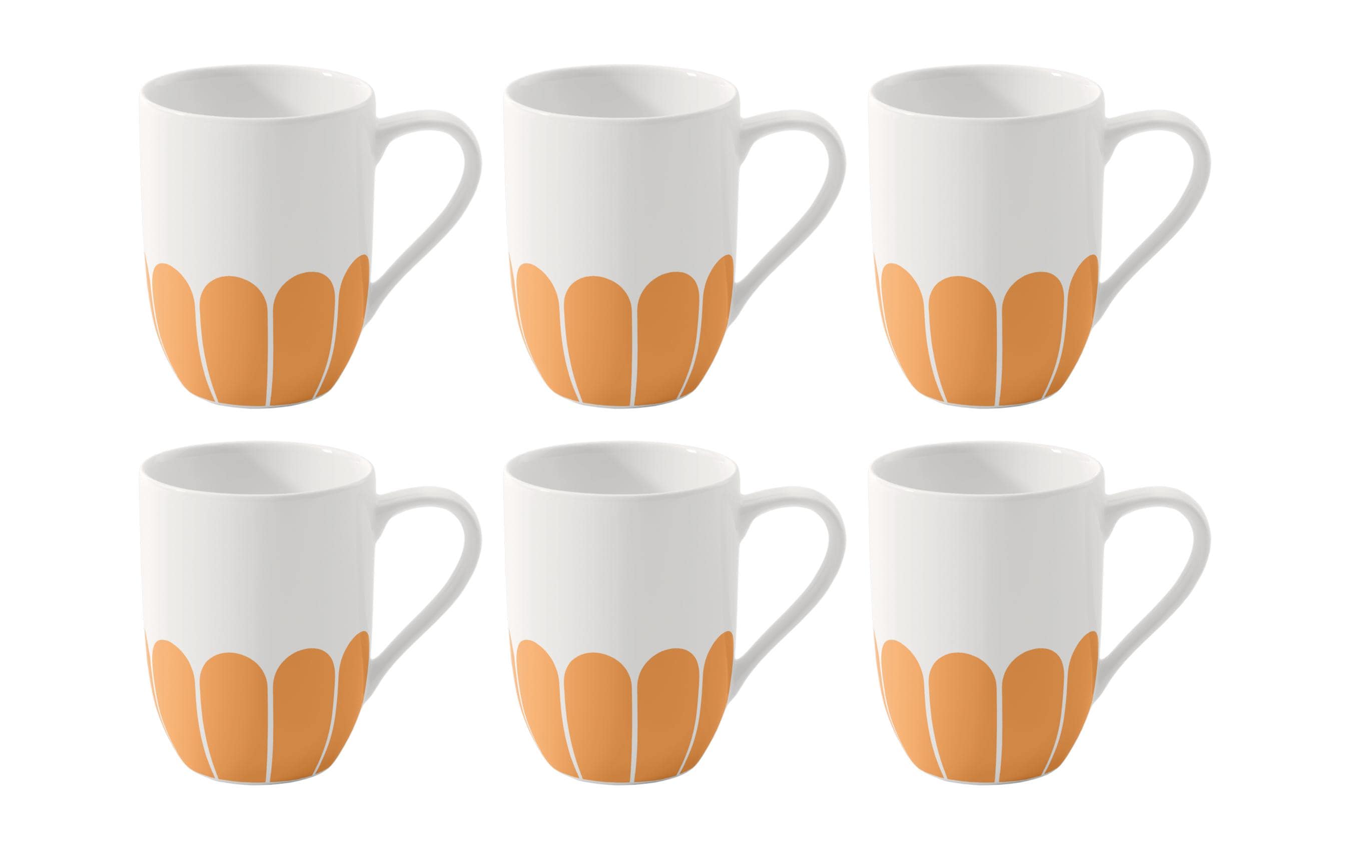 Villeroy & Boch Fleur soleil Henkelbecher 6 Stk. Gelb
