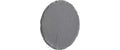 balthasar Schieferplatte rund 15x5 cm (DxH), Schwarz