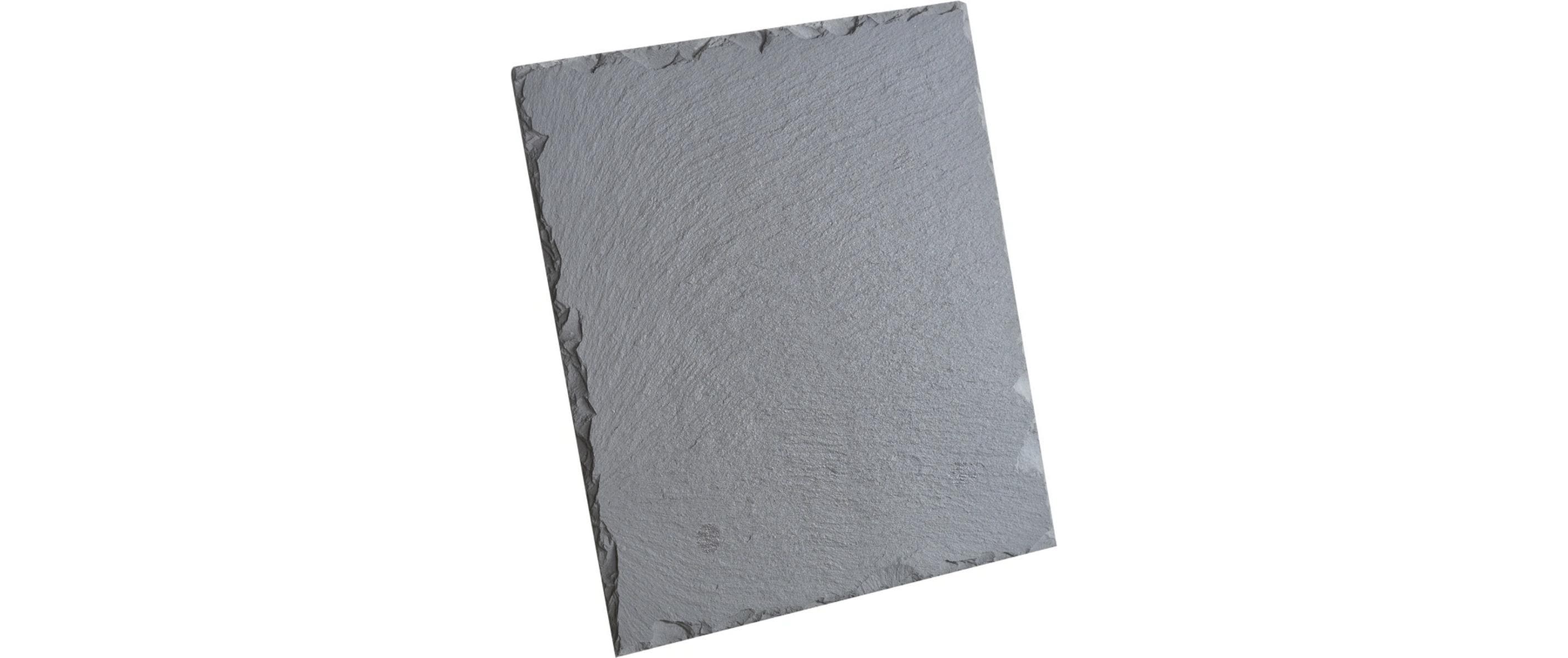 balthasar Platte Schiefer, Schwarz quadratisch, 30x5x30 cm (BxHxT)