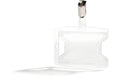 Durable Ausweishalter reXycle Clip, 1 recyceltem PP, 25 Stück, hoch oder quer