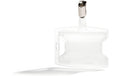 Durable Ausweishalter reXycle Clip, 2 recyceltem PP, 25 Stück, hoch oder quer