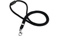 Durable Textilband rPET, 10 Stück mit Karabineer, Länge 46cm, schwarz