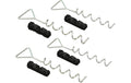 KOOR Bodenanker 4er Set verzinkt, passt zu Trampolin Advanced 244