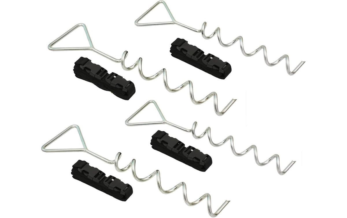 KOOR Bodenanker 4er Set verzinkt, passt zu Trampolin Advanced 244