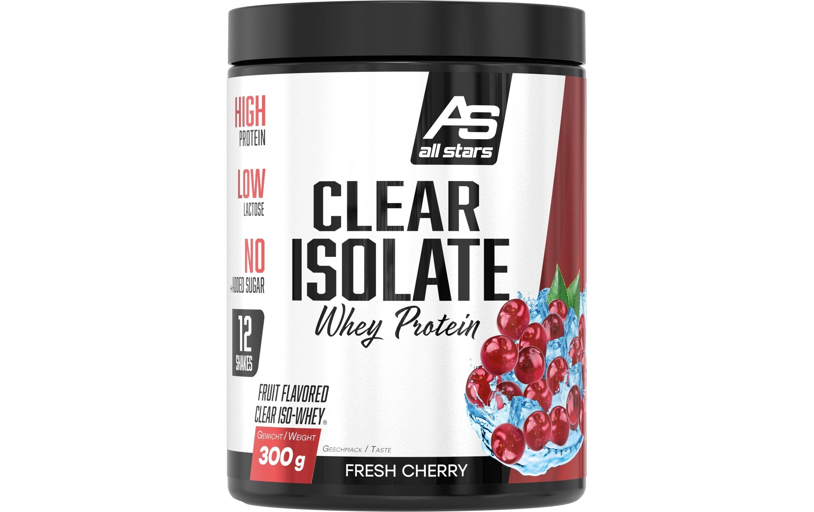 Clear Isolate Whey Protein 300g Fresh Cherry