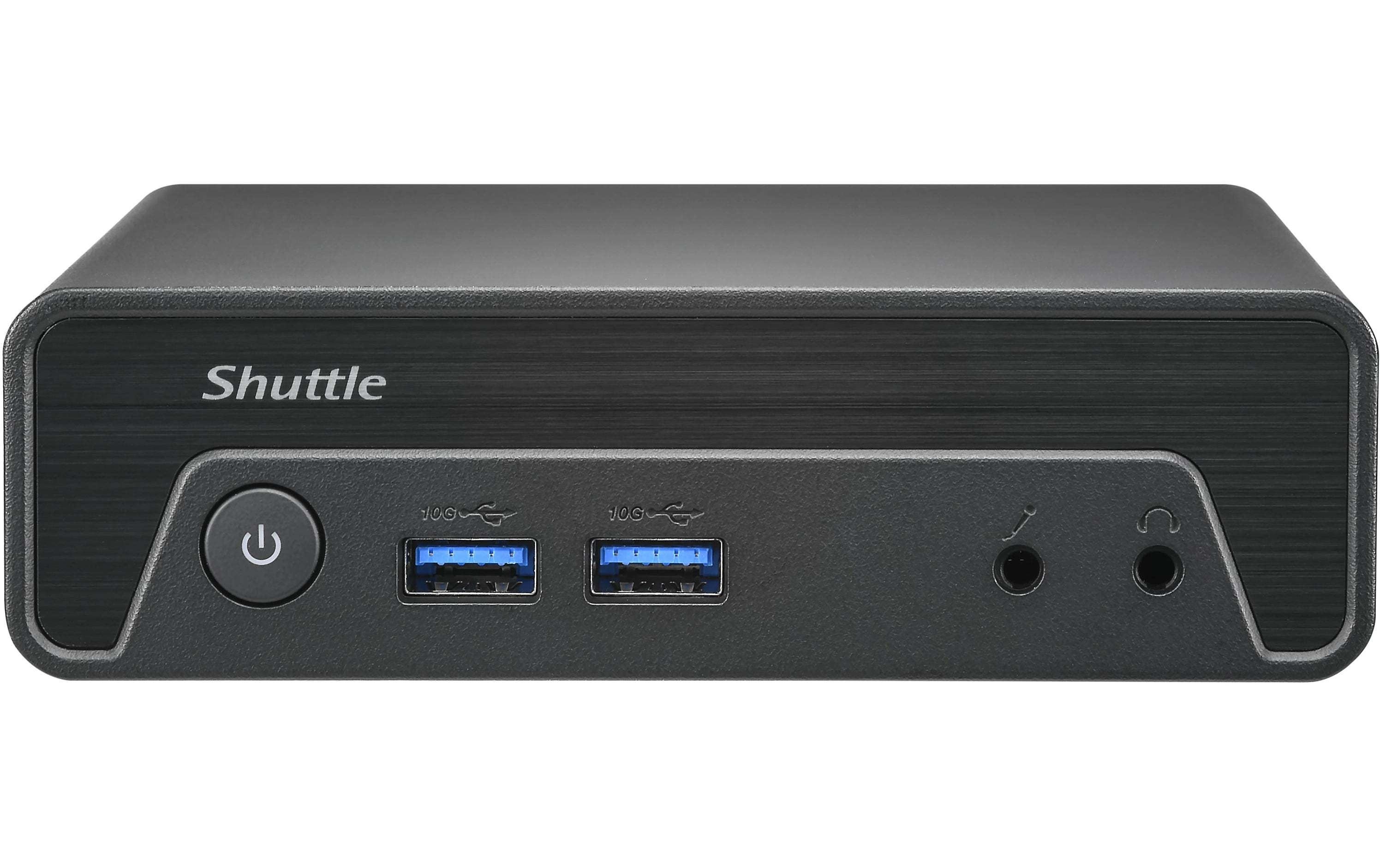 Shuttle nano Barebone NE10N, schwarz Intel N100, 1x DDR4 SO-DIMM 3200