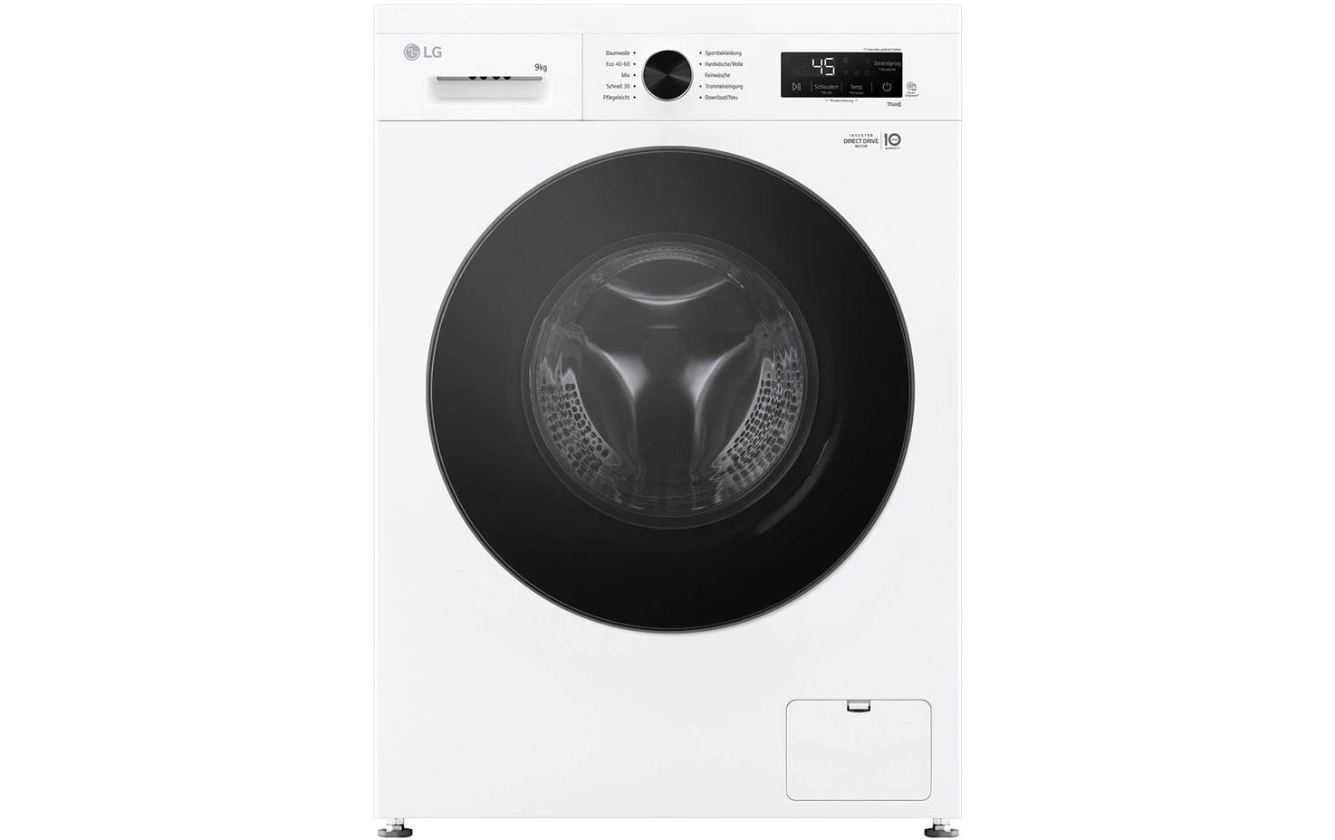 LG Waschmaschine F4WB309Y A, 9kg, 75dB, WLAN, Steam