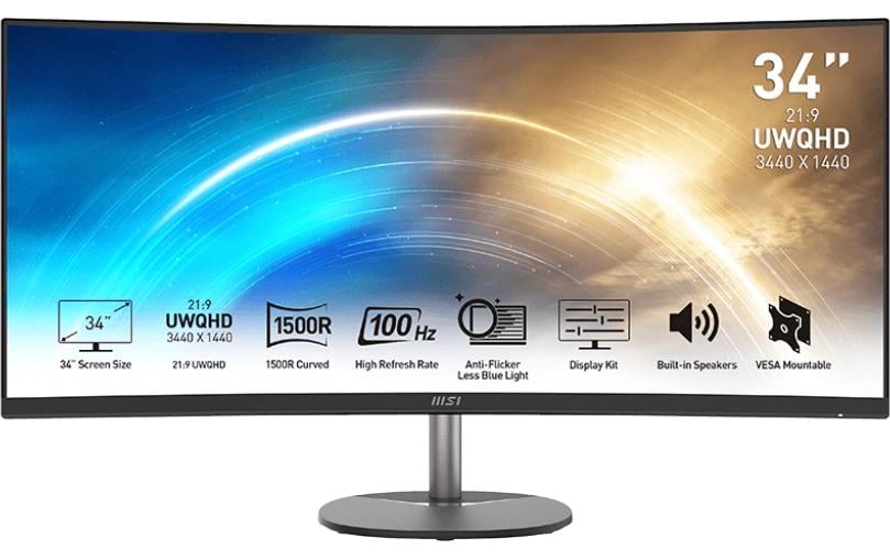 MSI Pro MP341CQDE 34", UltraWide QHD