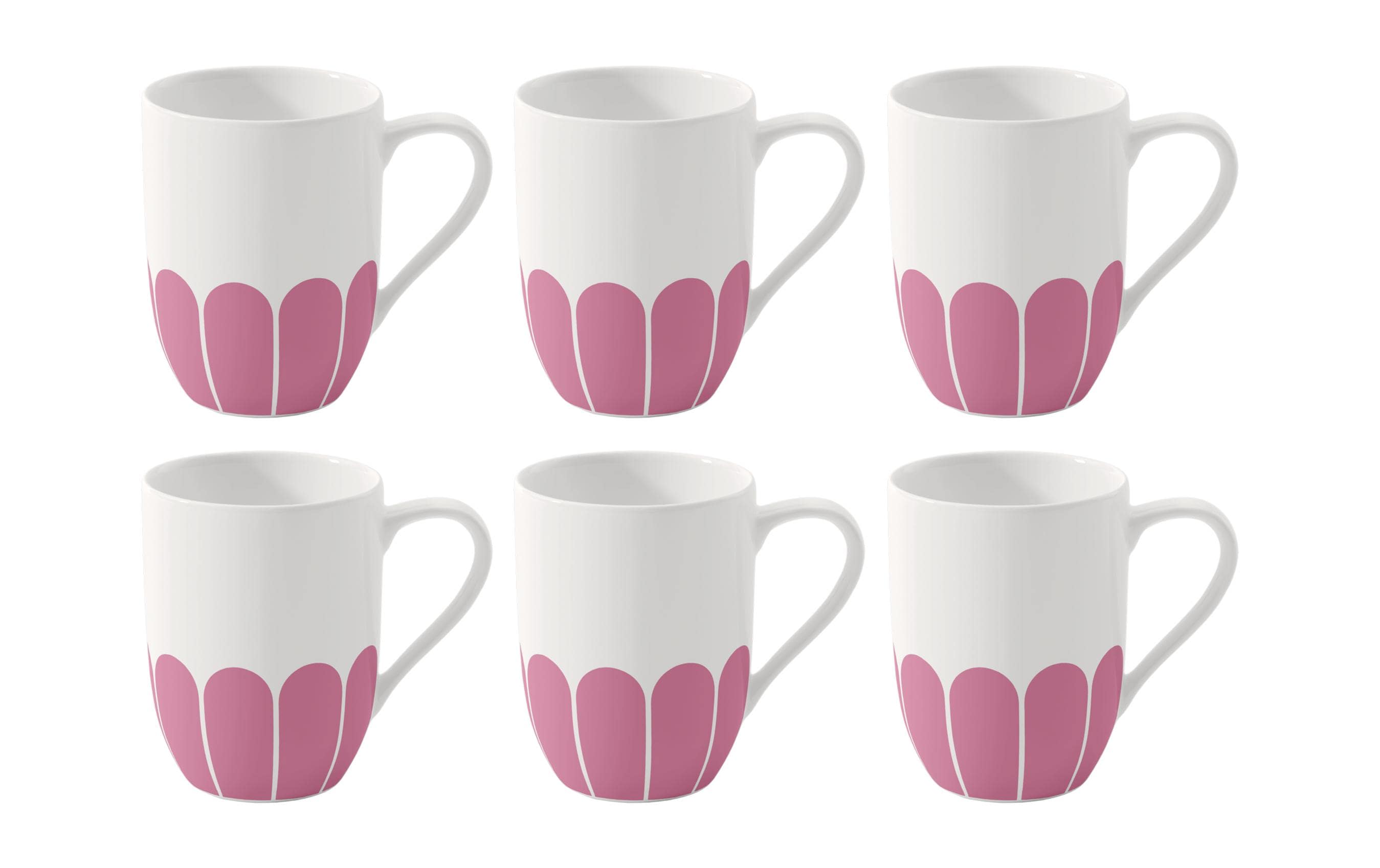 Villeroy & Boch Fleur cassis Henkelbecher 6 Stk. Cassis