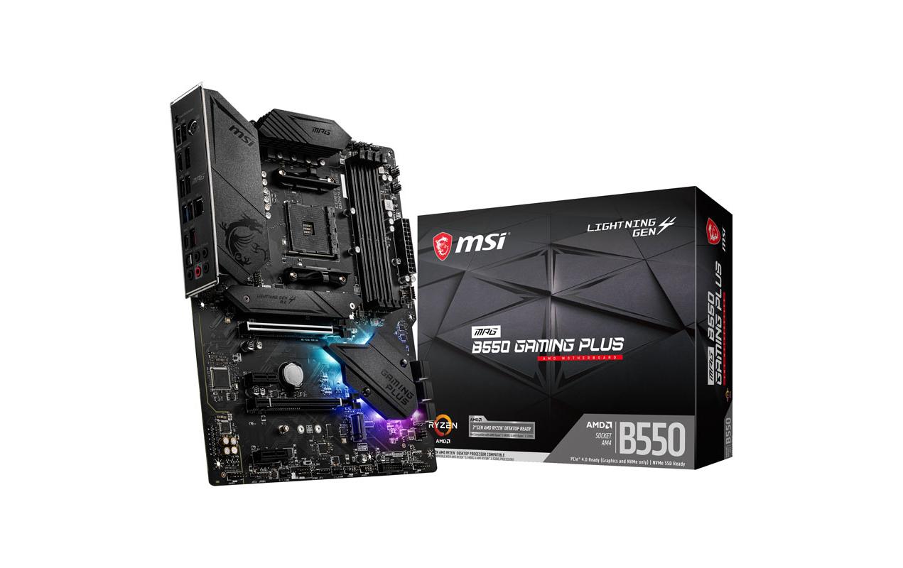 MSI MPG B550 GAMING PLUS, AM4, ATX AMD B550, 4x DDR4, PCIe 4.0