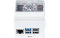 jOY-it Hutschienengehäuse Raspberry Pi 5 Grau (inkl. Lüfter)