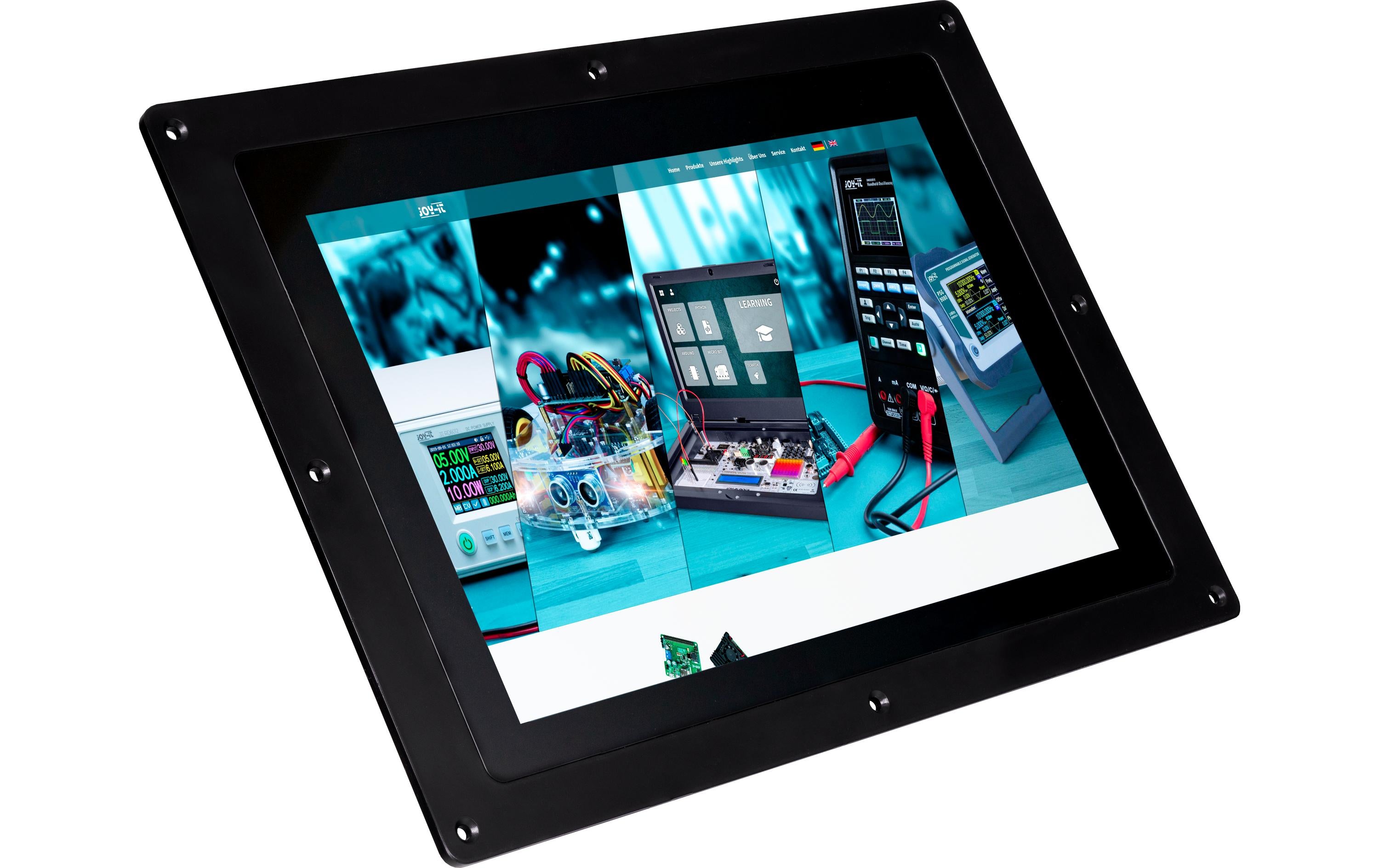 jOY-it RB-LCD10-3 10.1" IPS Touchscreen für professionellen Einbau, 5-24V