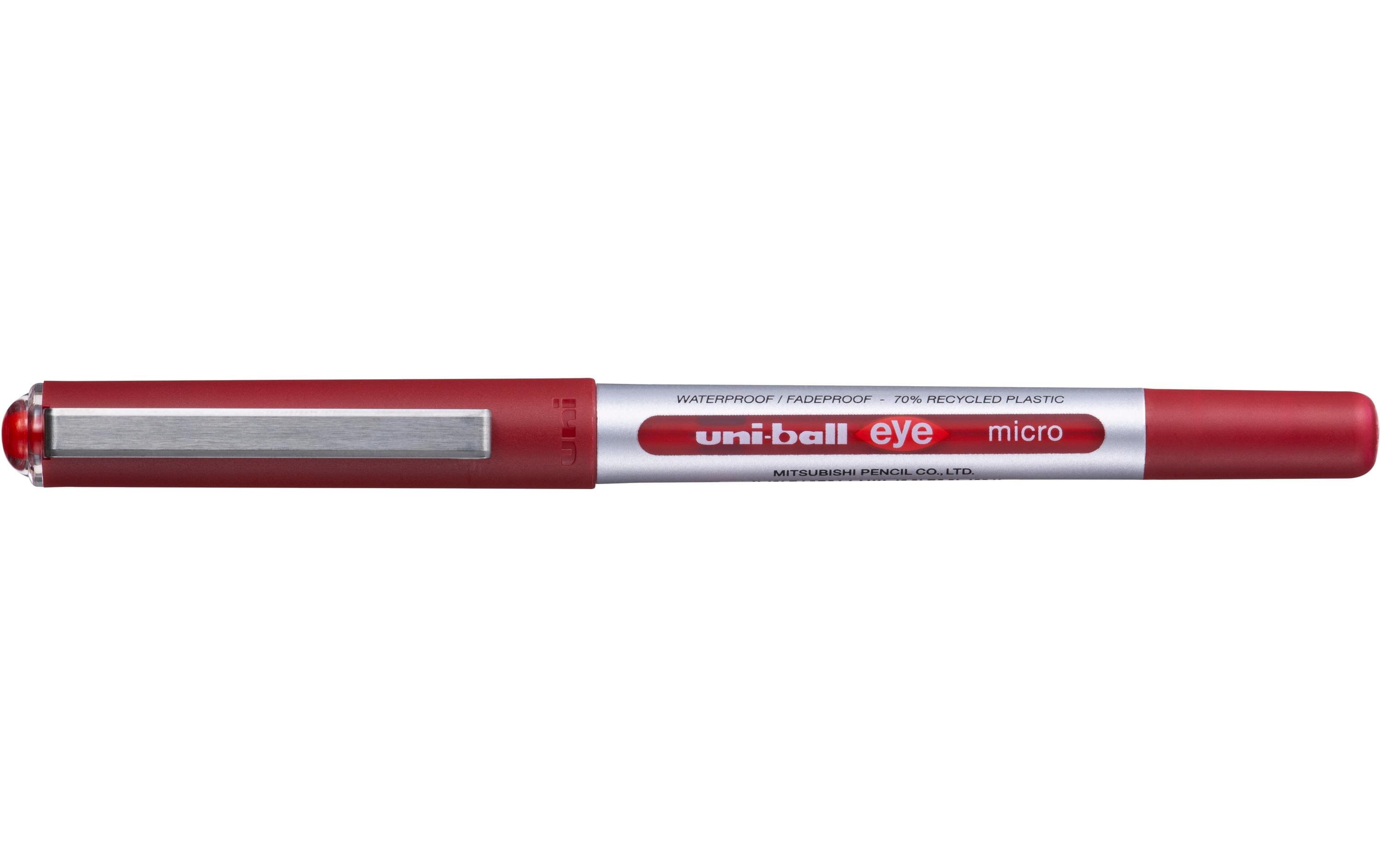 UNIBALL EYE Micro 0.5 mm ECO Flüssig-Tintenroller rot