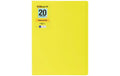 Pagna Sichtbuch School A4, PP mit 20 Taschen, lindgrün