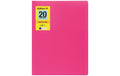 Pagna Sichtbuch School A4, PP mit 20 Taschen, dunkelrosa