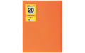 Pagna Sichtbuch School A4, PP mit 20 Taschen, orange