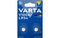 VARTA Knopfzelle V10GA, 1.5V, 2Stk 2 Stück, Blister Verpackung