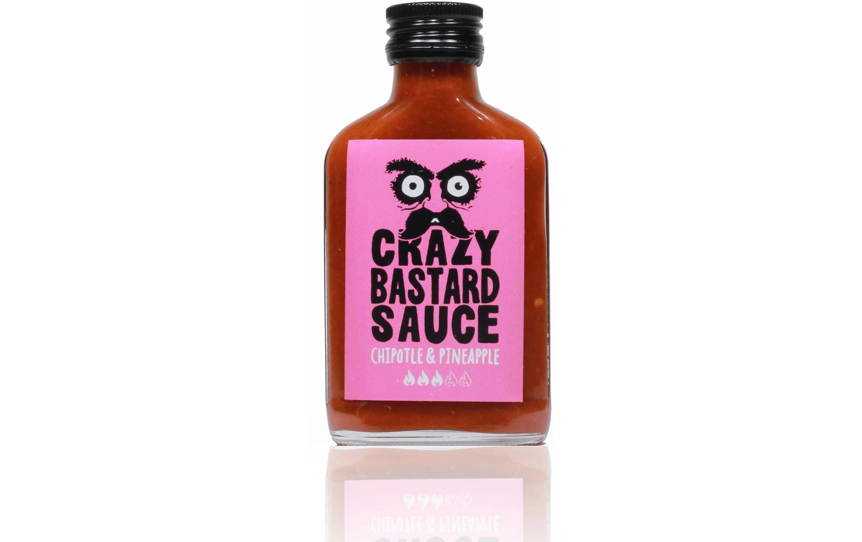 Crazy Bastard Hot Sauce - Chipotle&Pineap. 100 ml