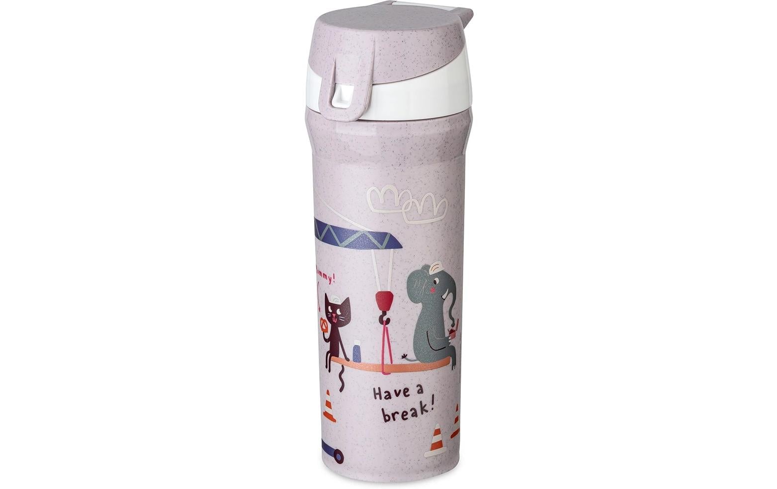 Koziol Wasserflasche TRUCKS 500ml purple grey