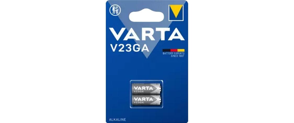 VARTA Knopfzelle V23GA, 12V, 2Stk 2 Stück, Blister Verpackung