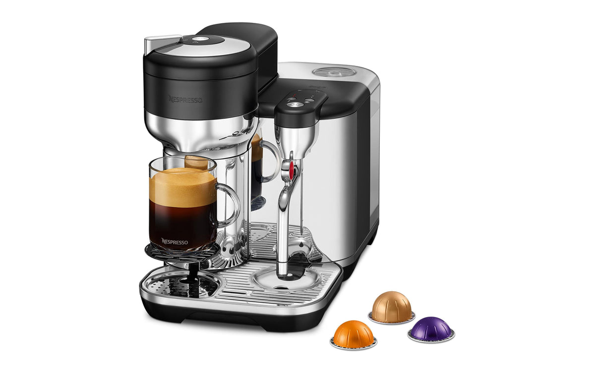 Sage Nespr Vertuo Creatista Black Truffel 1500W, 2l Wassertank, 3 Milchtemp, 10 Kapse