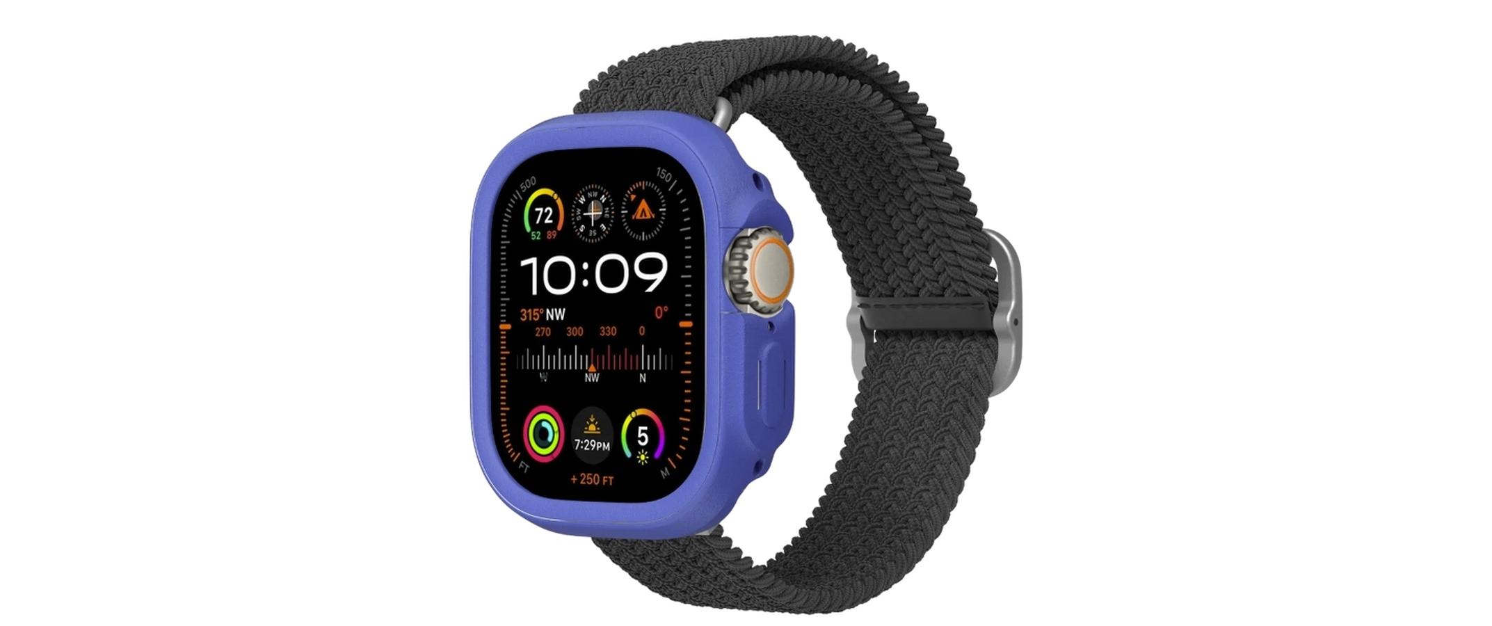 Rhinoshield Bumper Case, Cobalt Blue Apple Watch Ultra 1/2/3 (49mm)