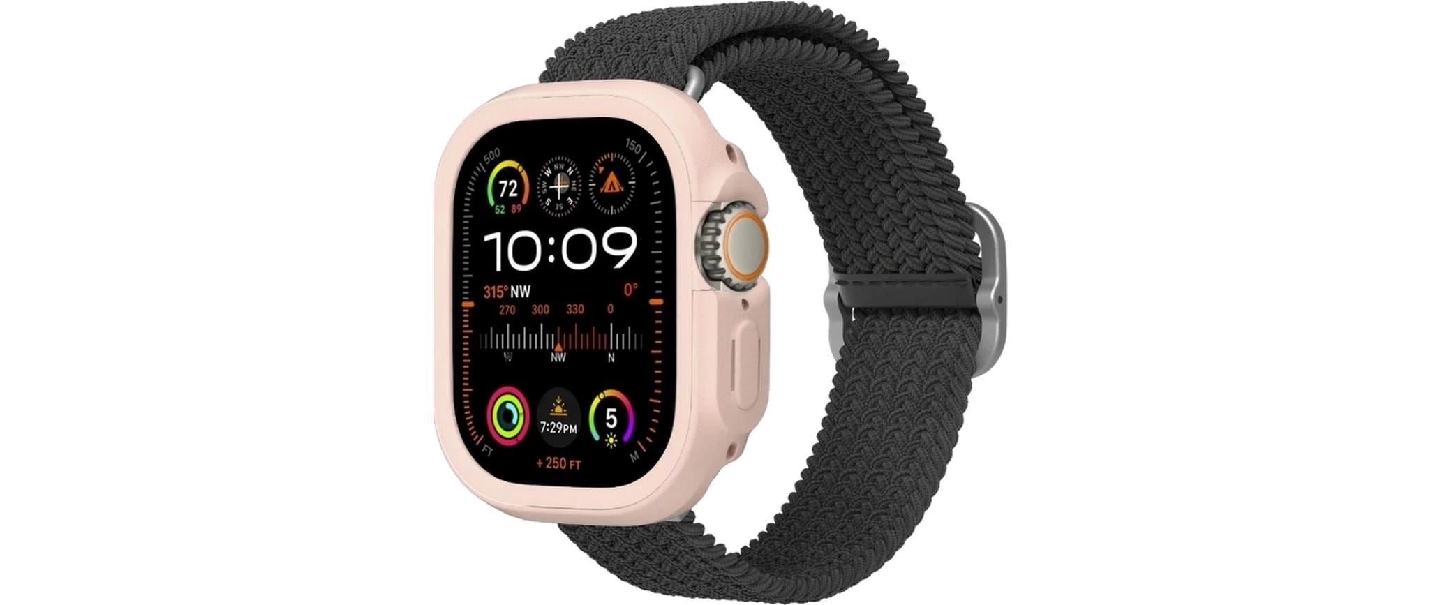 Rhinoshield Bumper Case, Blush Pink Apple Watch Ultra 1/2/3 (49mm)