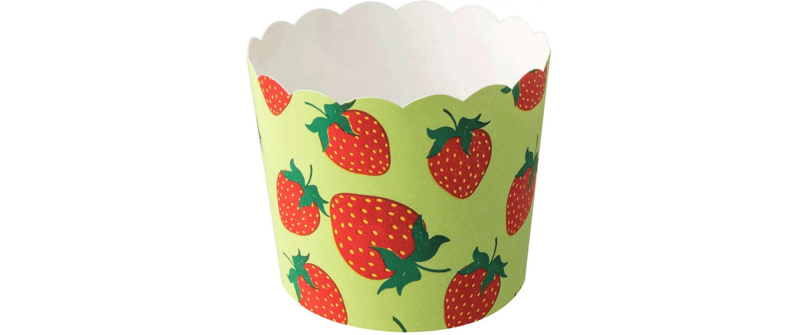 Demmler Eis+Muffinbecher Erdbeere 12 Stk, 125ml