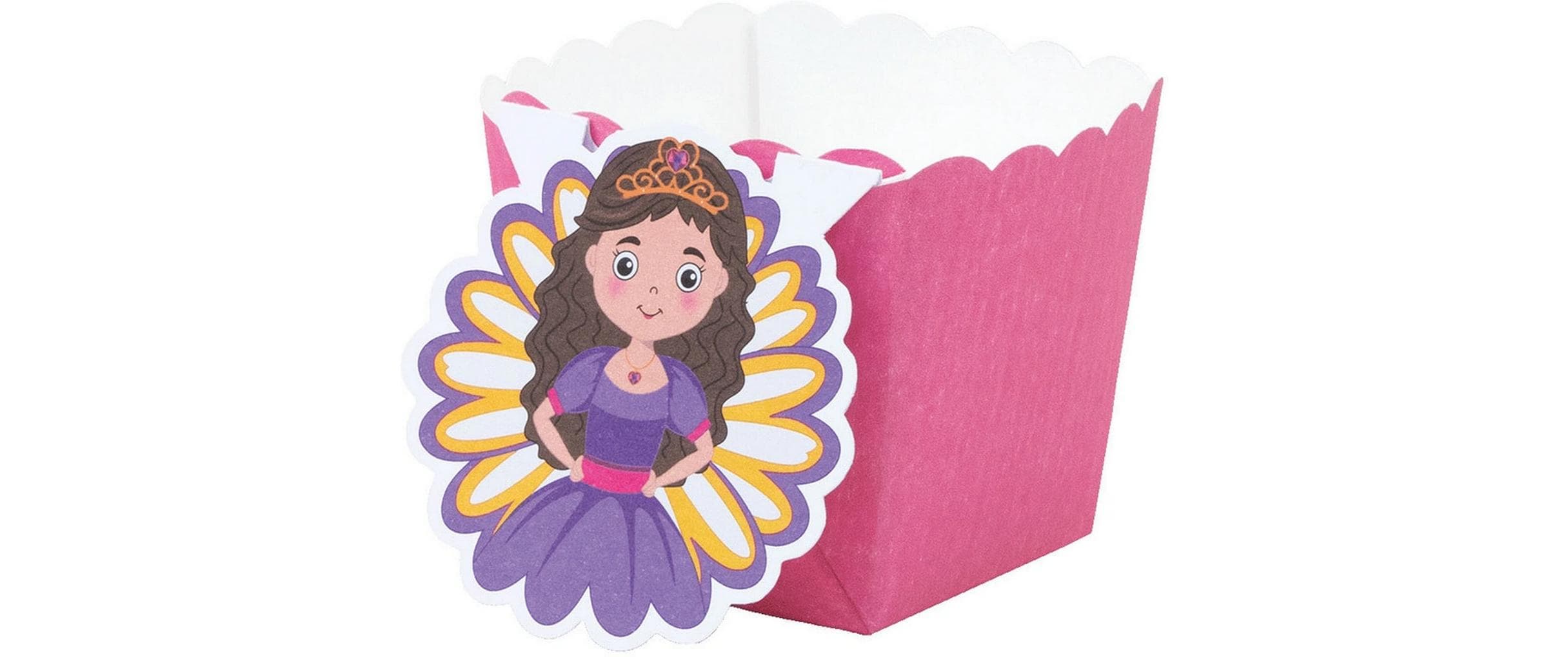 Demmler Backform Prinzessin 6 Formen + 6  Stecker, 50x50x60mm, 200ml