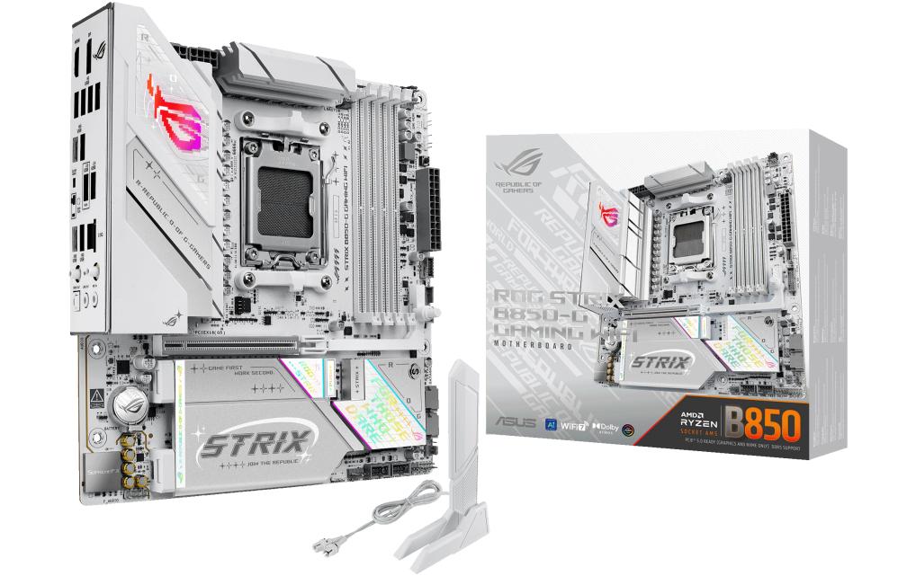 ASUS ROG STRIX B850-G GAMING WIFI, mATX AM5, AMD B850, 4x DDR5, PCIe 5.0