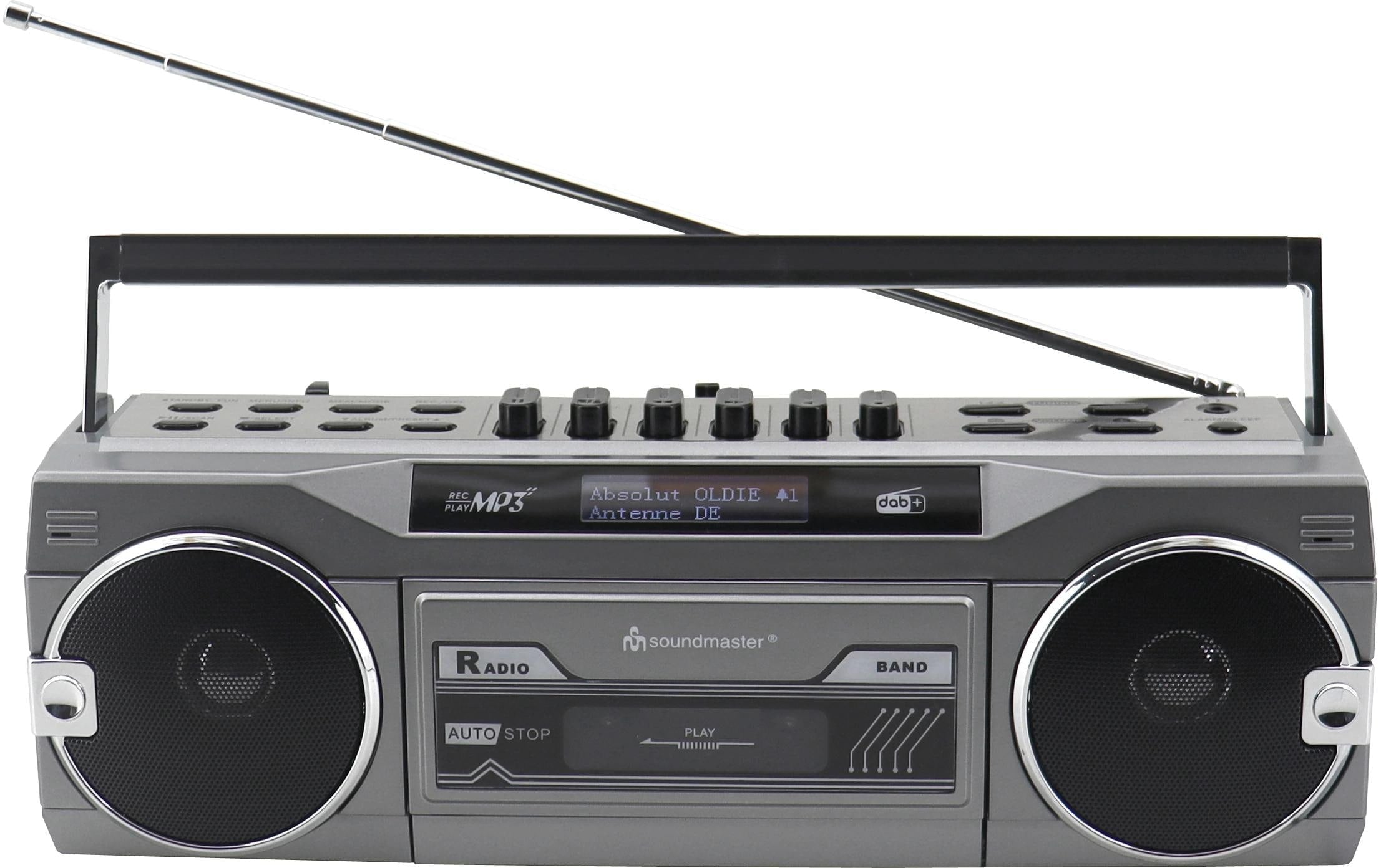 Soundmaster SRR80TI Retro Stereo Radiokassettenrekorder